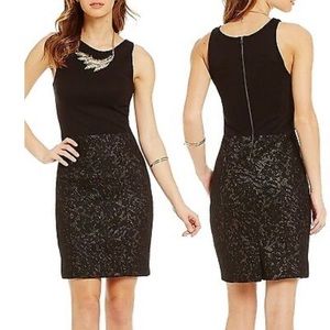 NWOT Jessica Simpson Black Aralynn Lace Dress Size Medium